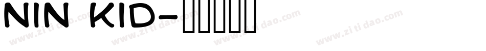 Nin Kid字体转换